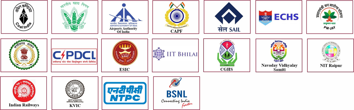 Empanelments and health scheme logos