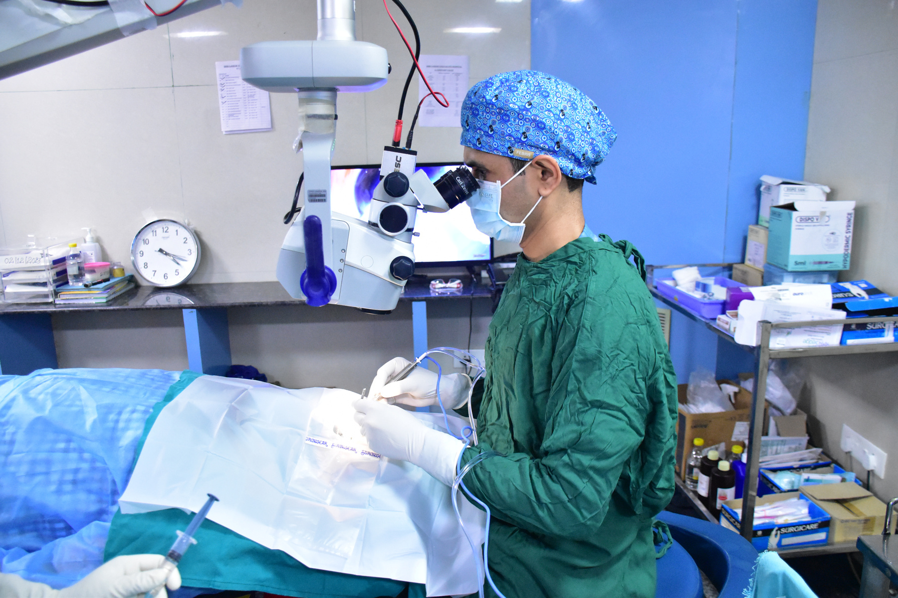 Modern ophthalmic surgery and clinical care